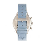 Elevon Antoine Chronograph Leather-Band Watch w/Date - Light Blue/Charcoal - ELE113-5