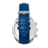 Elevon Bombardier Chronograph Leather-Strap Watch - Blue/White - ELE127-1