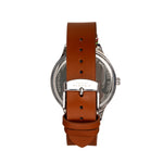 Elevon Boost Leather-Band Watch w/Date - Chestnut/Olive - ELE126-3