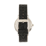 Elevon Northrop Wool-Overlaid Leather-Band Watch - Charcoal/Navy - ELE110-6