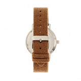 Elevon Northrop Wool-Overlaid Leather-Band Watch - Camel/Green - ELE110-5