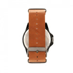 Elevon Dumont Leather-Band Watch - Black/Light Brown - ELE108-6