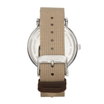 Elevon Mach 5 Canvas-Band Watch w/Date - Light Brown - ELE123-1