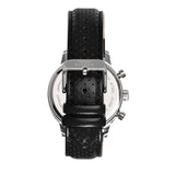 Elevon Torque Genuine Leather-Band Watch w/Date - Black/Teal - ELE125-4