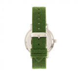 Elevon Northrop Wool-Overlaid Leather-Band Watch - Green/Black - ELE110-3