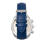 Elevon Bombardier Chronograph Leather-Strap Watch - Blue - ELE127-5