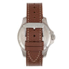 Elevon Aviator Leather-Band Watch w/Date - Brown/Black - ELE120-10
