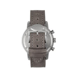 Elevon Langley Chronograph Leather-Band Watch w/ Date - Black/Grey - ELE103-4