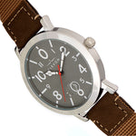 Elevon Mach 5 Canvas-Band Watch w/Date - Beige - ELE123-3