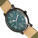 Elevon Mach 5 Canvas-Band Watch w/Date - Green - ELE123-5