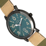 Elevon Mach 5 Canvas-Band Watch w/Date - Green - ELE123-5