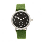 Elevon Northrop Wool-Overlaid Leather-Band Watch - Green/Black - ELE110-3