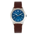 Elevon Hanson Genuine Leather Watch - Blue - ELE117-2