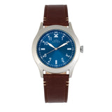 Elevon Hanson Genuine Leather Watch - Blue - ELE117-2