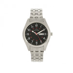 Elevon Gann Bracelet Watch w/Day/Date - Silver/Black - ELE106-2