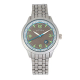 Elevon Atlantic Bracelet Watch w/Date - Silver/Grey - ELE119-3