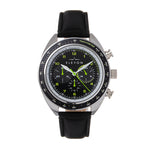 Elevon Bombardier Chronograph Leather-Strap Watch