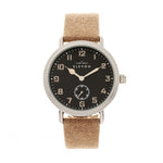 Elevon Northrop Wool-Overlaid Leather-Band Watch